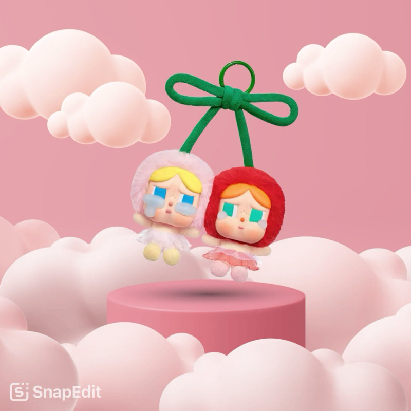 พวงกุญแจ crybaby เชอรี่