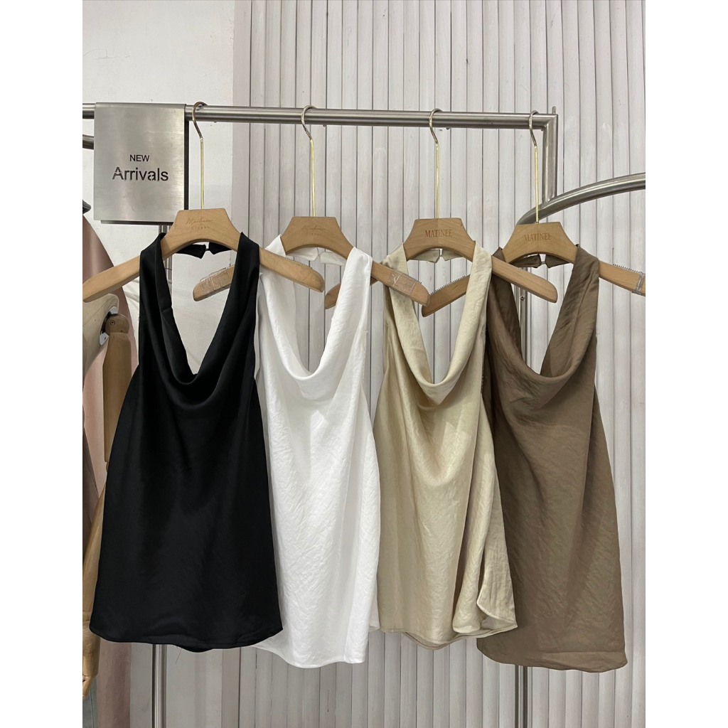 #ป้าย MATINEE M1729 คล้องคอซาตินเนื้อสวย ห้าสีพร้อมส่งดีไซน์เบสิคสวยหรูจัดด่วน 240.- เท่านั้นค่ะ - รูปที่ 6