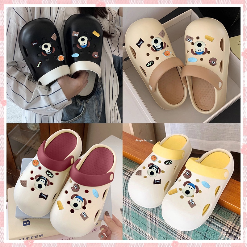 Koimoi ใหม่พร้อมส่ง รองเท้าแตะหัวโตแฟชั่น มีสายรัดส้น ใส่ได้ 2 แบบสีสวยมากมีให้เลือกหลากหลายสี ทรงสวยน้ำหนักเบา วัสดุทำจ