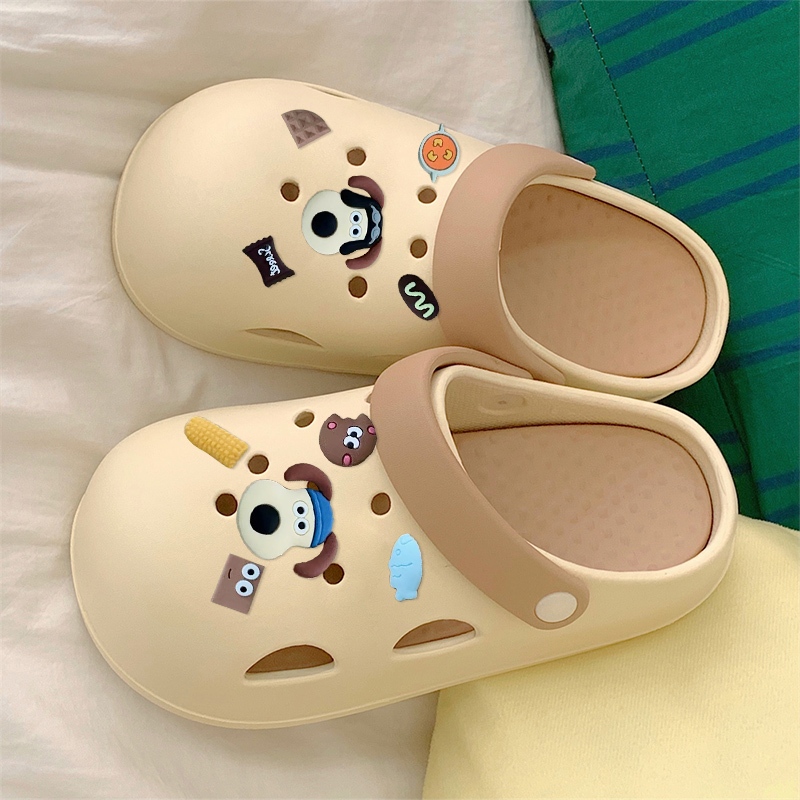 Koimoi ใหม่พร้อมส่ง รองเท้าแตะหัวโตแฟชั่น มีสายรัดส้น ใส่ได้ 2 แบบสีสวยมากมีให้เลือกหลากหลายสี ทรงสวยน้ำหนักเบา วัสดุทำจ