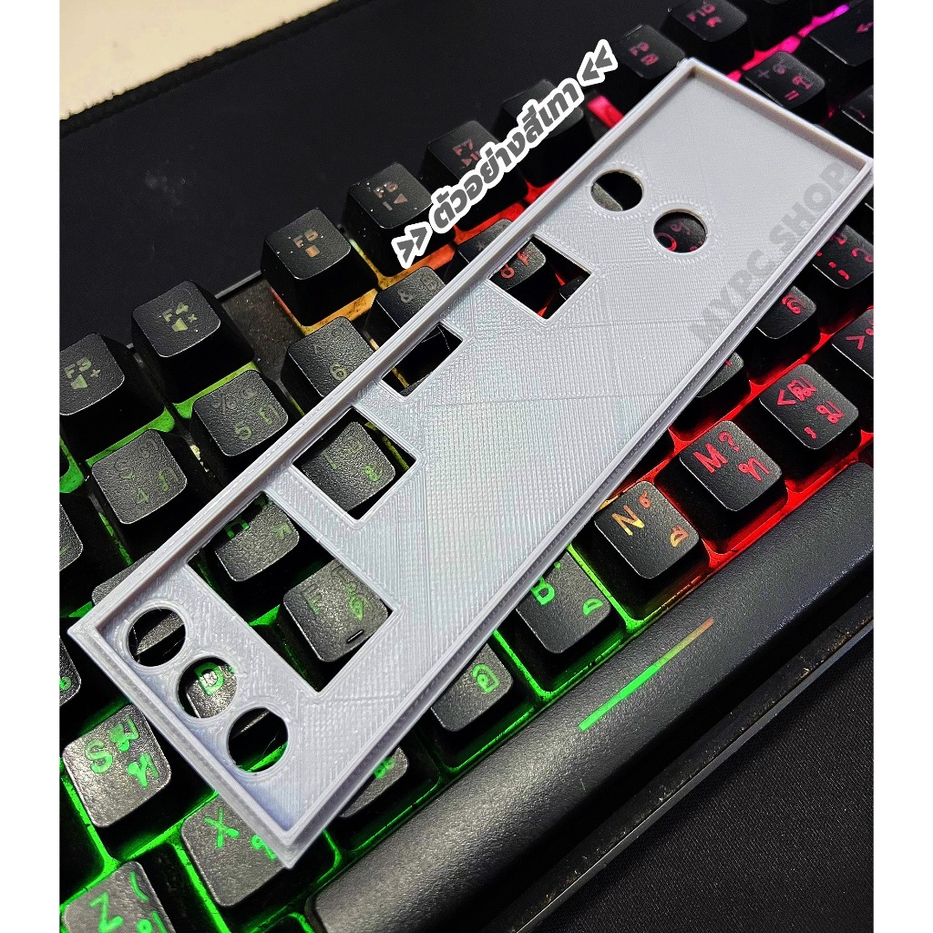 🆙 พร้อมส่ง :: ฝาหลังเมนบอร์ด :: ASROCK B450M STEEL LEGEND :: ฝาหลังเทียบ - รูปที่ 3