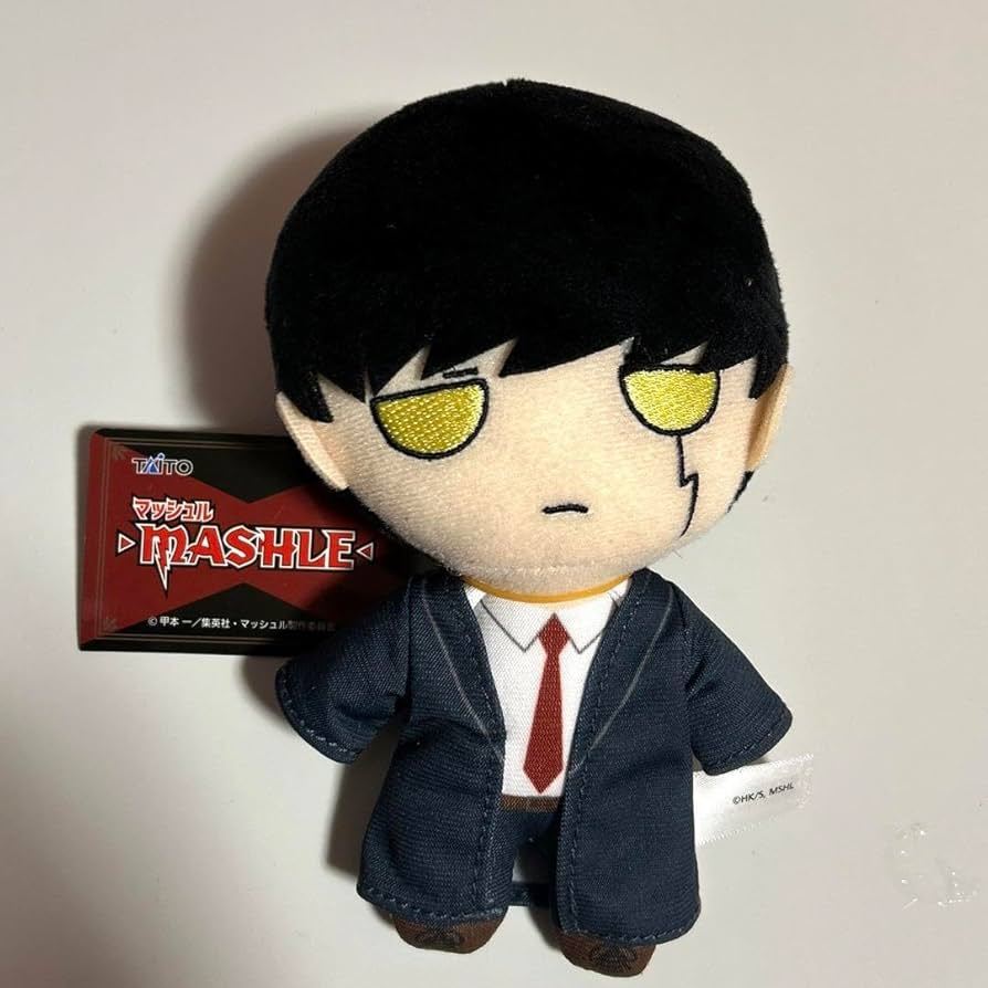 (NEW 🌟พร้อมส่ง) พวงกุญแจ ศึกโลกเวทมนตร์คนพลังกล้าม Mashle Mashle Chibigurumi Mash Lance Dot Mashle