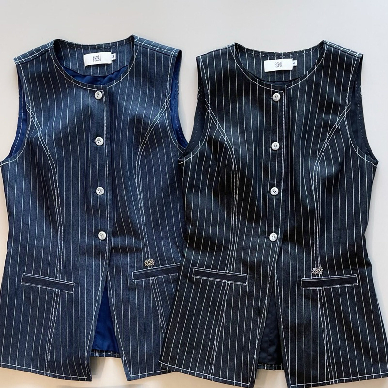 Roomry.n - garden long vest เสื้อกั๊ก