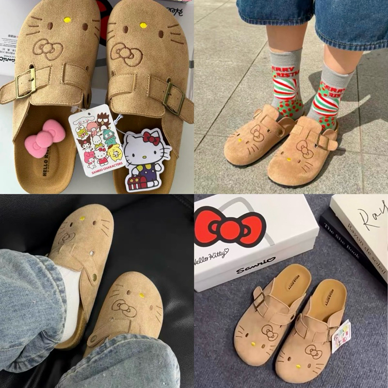 HELLO KITTY CORK SLIPPERS รอพรี 14-20 วัน