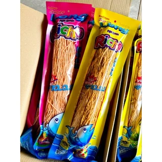 (1ห่อ) #ปลาเส้น LongRicho 170 กรัม (ห่อยาว)ปูอัด,บาร์บีคิว