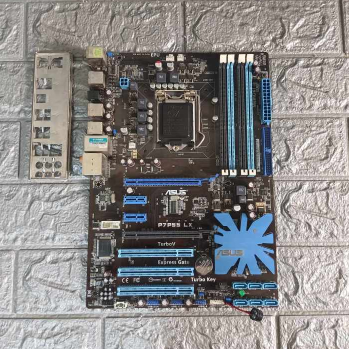 ⚡️เมนบอร์ด ASUS P7P55 LX LGA 1156 มีฝาหลัง ฟรีSpeakerเมนบอร์ด