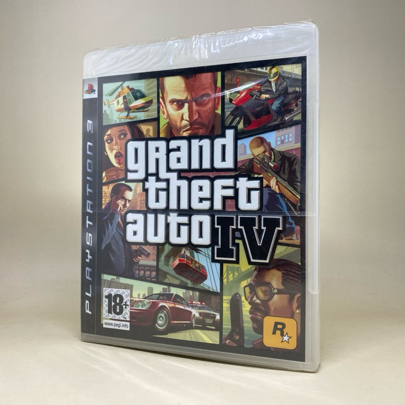 [Rare](New)(มือ1) GTA IV Grand Theft Auto 4 (PS3) | PlayStation 3 | Zone 2 EUR | English | สินค้าแท้