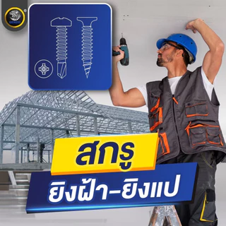 สกรูไดร์วอล สกรูยิงฝ้า สกรูยิปซั่ม สกรูดำ (ยกลัง 14 กก.) ไม่แพ็ค Drywall Screw Sendo #6