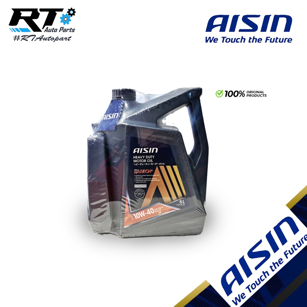 Aisin น้ำมันเครื่องสังเคราะห์ Aisin Ultra-synTECH+ HDDEO 10w40 / 10w-40 ดีเชล CK4 น้ำมันเครื่องสังเค