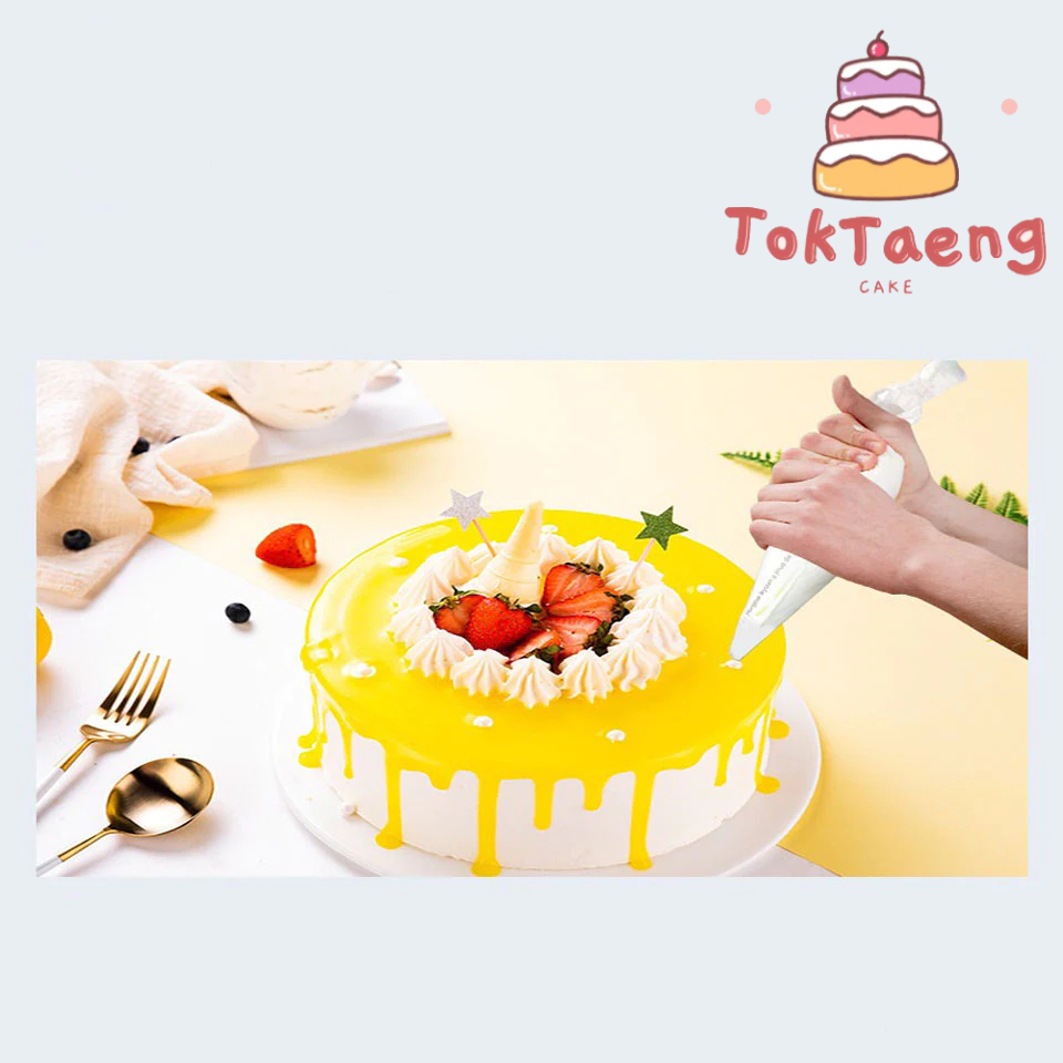 ถุงบีบ ครีม วิปครีม บัตเตอร์ครีม ใช้แล้วทิ้ง ห่อละ100ใบ 335 336 337