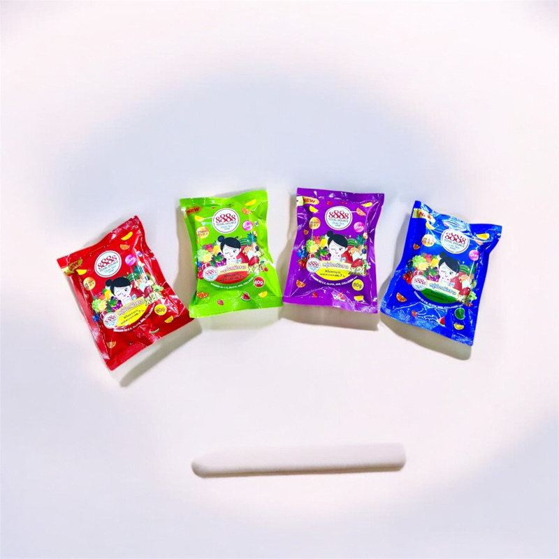 สบู่ ฟอกผิวขาว 8888 4 สูตร ซอง 80g