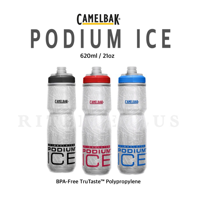 (แถมจุกซิลิโคน) ขวดน้ำจักรยาน CAMELBAK รุ่น Podium Ice 21 Oz.(เก็บความเย็นได้นานกว่ารุ่น Podium Chill )