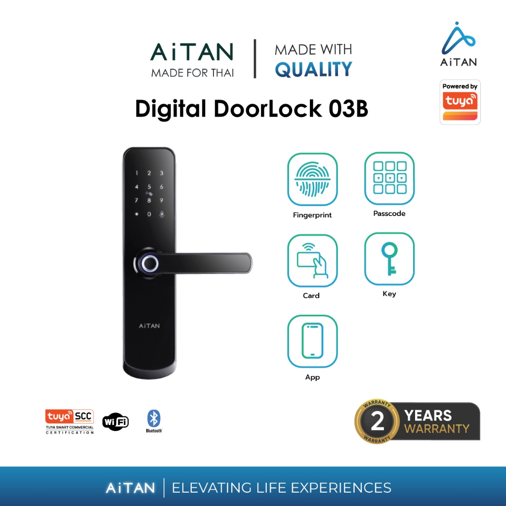 AiTAN X TUYA Digital Doorlock 03B