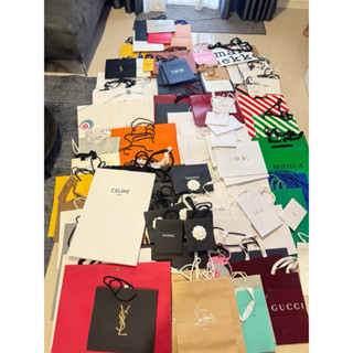 ถุงกระดาษแบรนด์เนมแท้รวมแบรนด์ สอบถามก่อนกดสั่ง