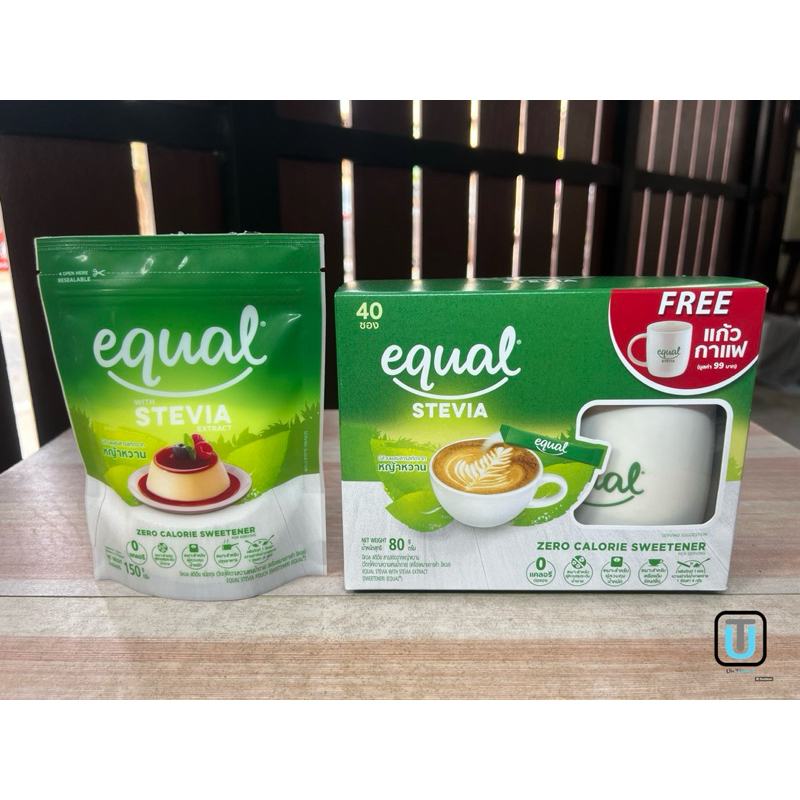 Equal Stevia หญ้าหวาน อิควล สตีเวีย ผลิตภัณฑ์ให้ความหวานแทนน้ำตาลจากหญ้าหวานธรรมชาติ ขนาด 150 กรัม 0