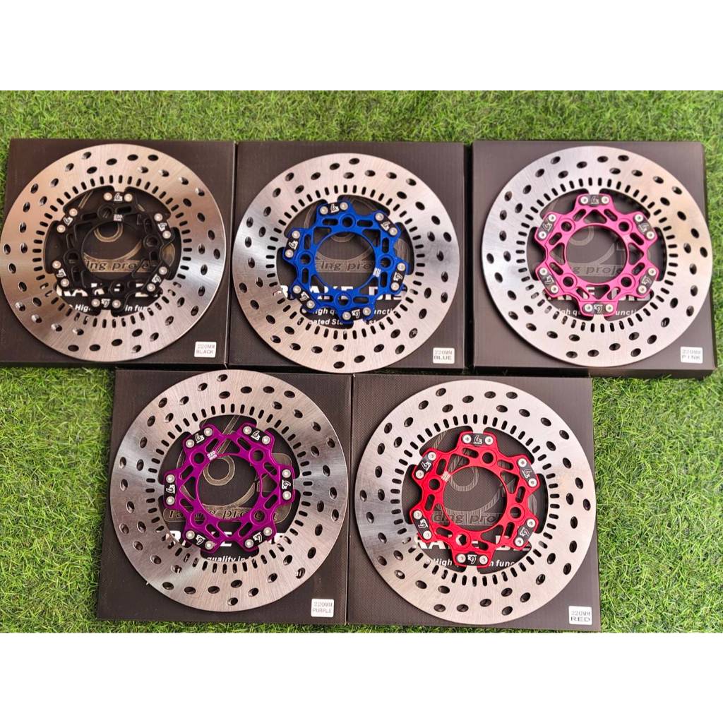 🔥จานเบรค63 GIORNO125-ABS ขนาด220mm ตรงรุ่นใส่ได้เลย🔥