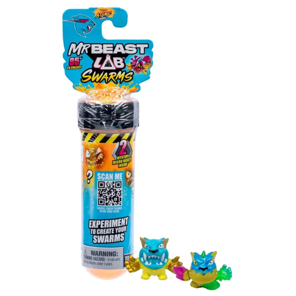 มิสเตอร์บีส MrBeast Lab Swarms Test Tube ในหลอดจะมีปีศาจ 2 ตัว ให้ได้ลุ้นกัน เพิ่งวางจำหน่ายในห้างที