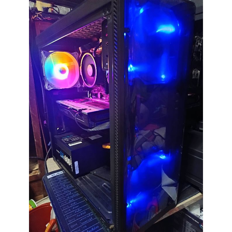 คอมทำงาน​เล่นเกม​ส์​สตรีม​ Ryzen​5 3600​,RX580 8g​ตำหนิ​เคสบุบ