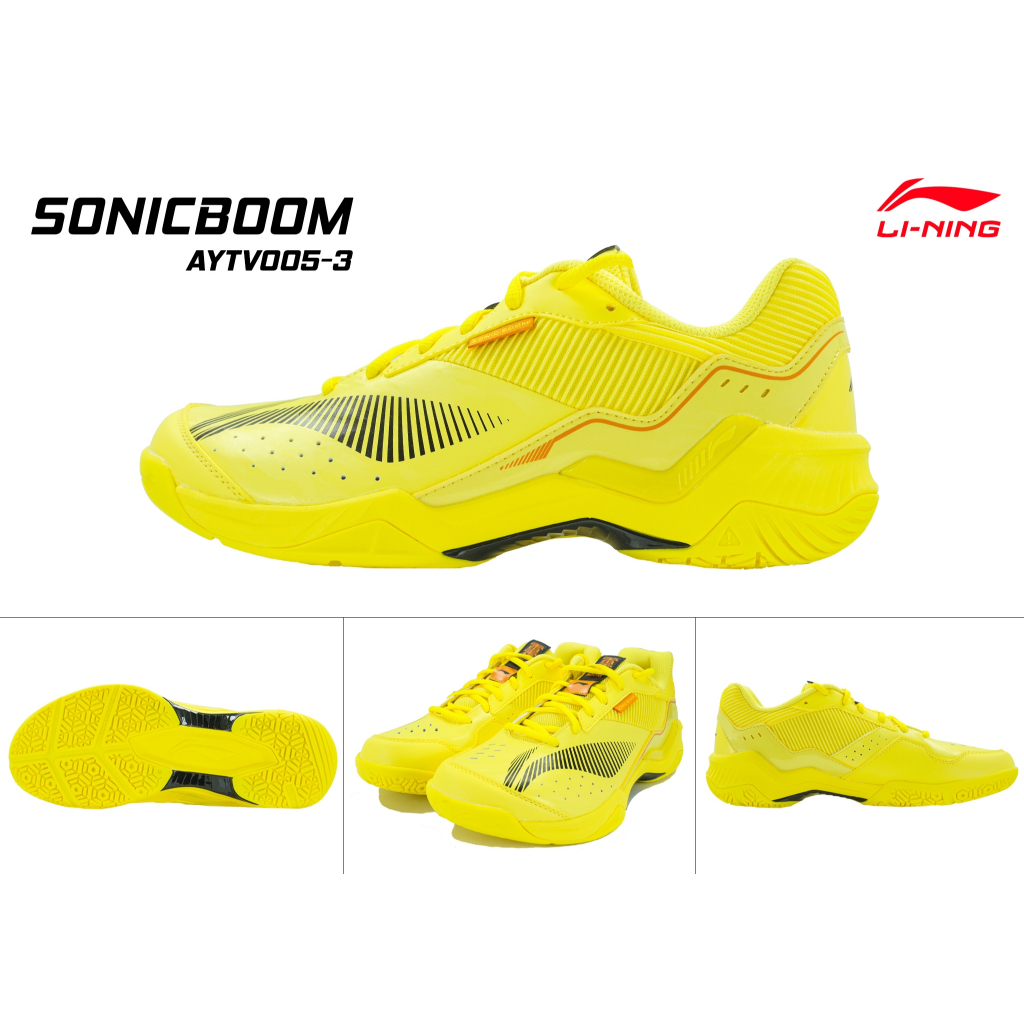 รองเท้าแบดมินตัน Li Ning badminton Shoe : SONIC BOOM (AYTV005-3)