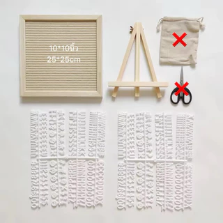 Letter board 25*25 บอร์ดปักอักษรชื่อทารก