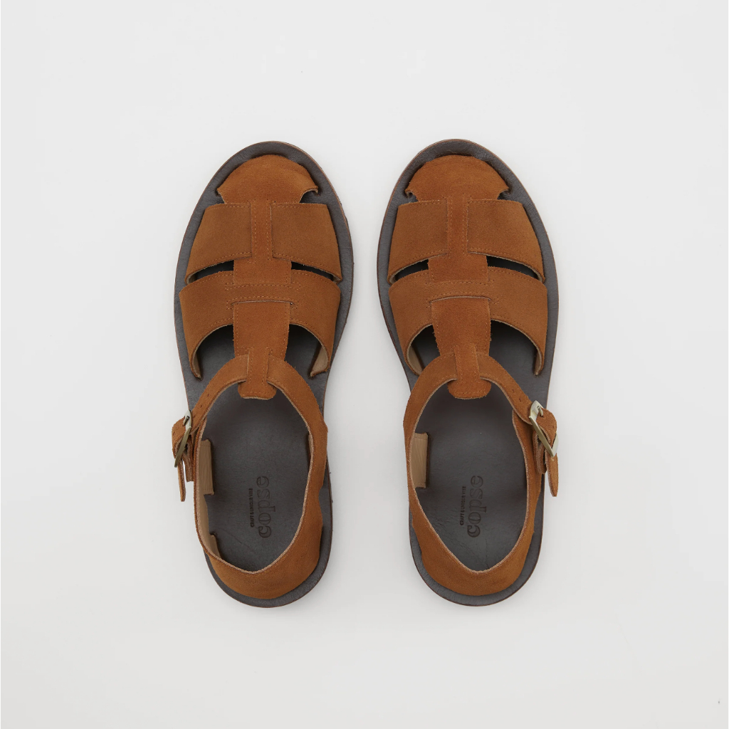 Copse รองเท้าหนัง Aster Sandal - Tobacco (Pre-order 10 days)