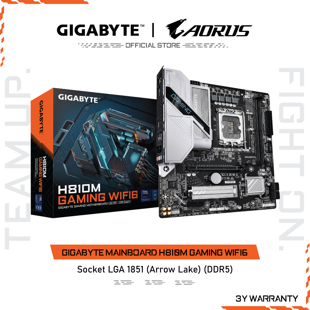 GIGABYTE MAINBOARD H810M GAMING WIFI6 เมนบอร์ด H810M GAMING WIFI6-1.0