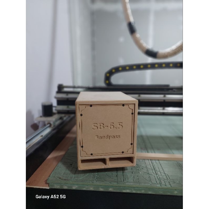ตู้เปล่า แบนพาส ขนาด 6.5  นิ้ว ไม้MDF 12 mm ก×ย×ส 21x25x30 ซม.