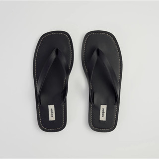รองเท้าแตะหนังแท้  Copse Everyday Sandals - Black