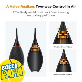 K&F ลูกยางเป่าลม 2 in 1 แบบมีวาล์วกันฝุ่น / air blower ทำความสะอาด กล้อง เลนส์ ลูกยาง ทำความสะอาดเลนส์ / ทำความสะอาดฝุ่น