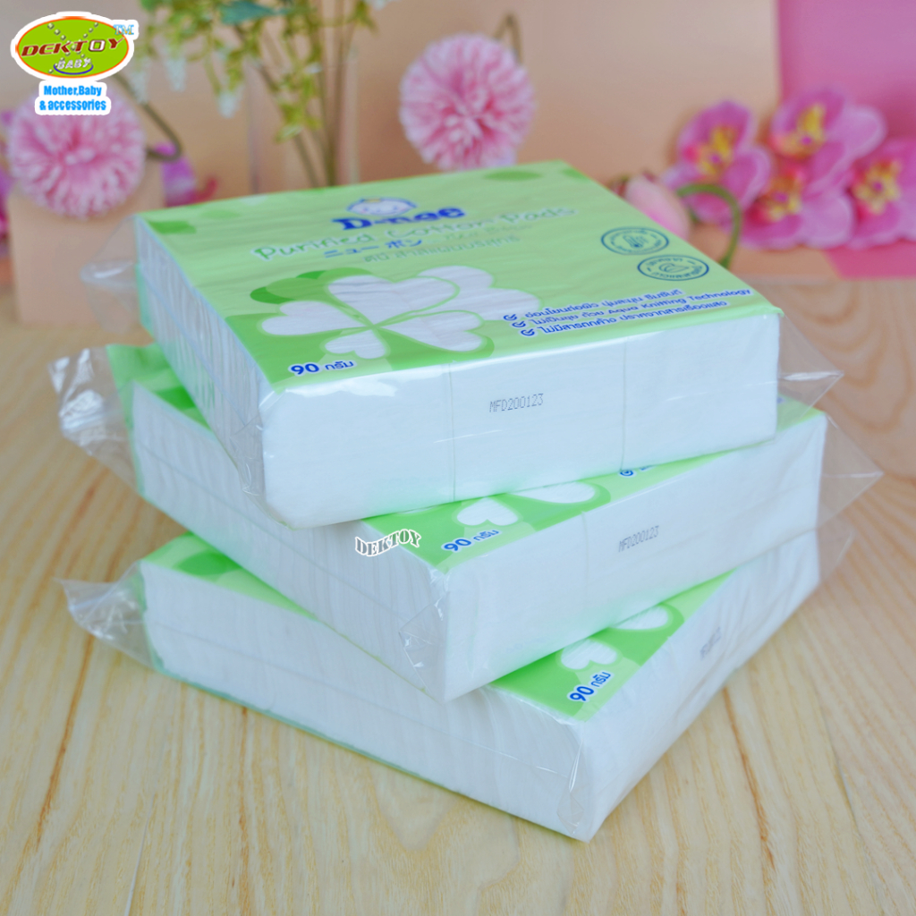 12ห่อ/6ห่อ D-nee ดีนี่ สำลีก้อนบริสุทธิ์ดีนี่90กรัม/สำลีแผ่นบริสุทธิ์90กรัม - รูปที่ 7