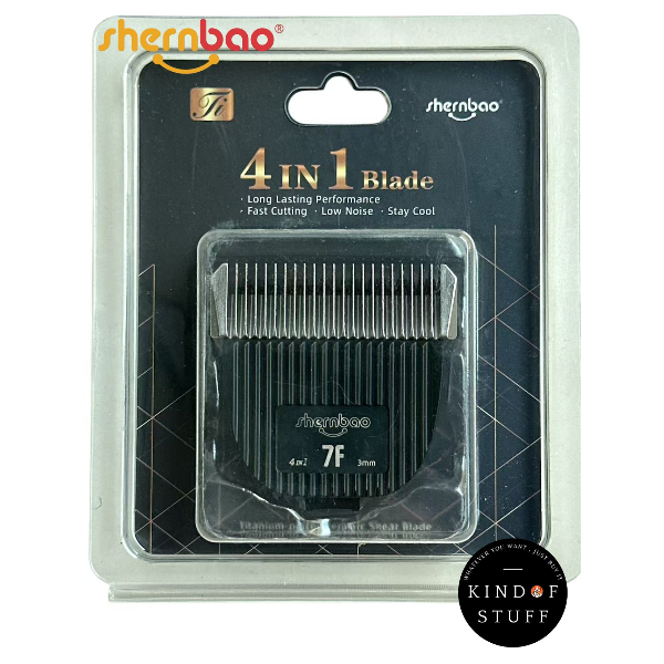 ล็อตใหม่ Shernbao#7F (3mm) แท้ ใบมีด ใบมีดสำรอง สำหรับปัตตาเลี่ยนตัดขนน้องสุนัขและแมว PGC560,660,670