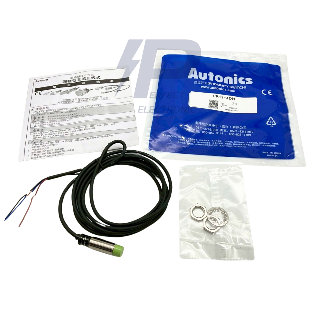 PR12-4DN AUTONICS Proximity Sensor เซ็นเซอร์ตรวจจับระยะใกล้ ระยะตรวจจับ 4 mm. Ø12mm, 12-24VDC (10-30VDC), 500Hz พร้อมส่ง ราคา ถูกที่สุด ดีลบีเคเค แกลเลอรีภาพที่ 2