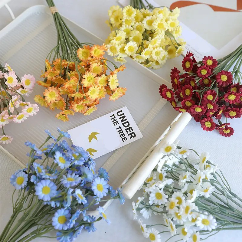 [ร้านไทย] ดอกคาโมมายล์ปลอม ก้านยาว 27cm🌼 Chamomile Daisy ดอกเดซี่ปลอม ดอกไม้ปลอม ดอกคาโมมายล์ ดอกเดซี่ พร็อพถ่ายรูป