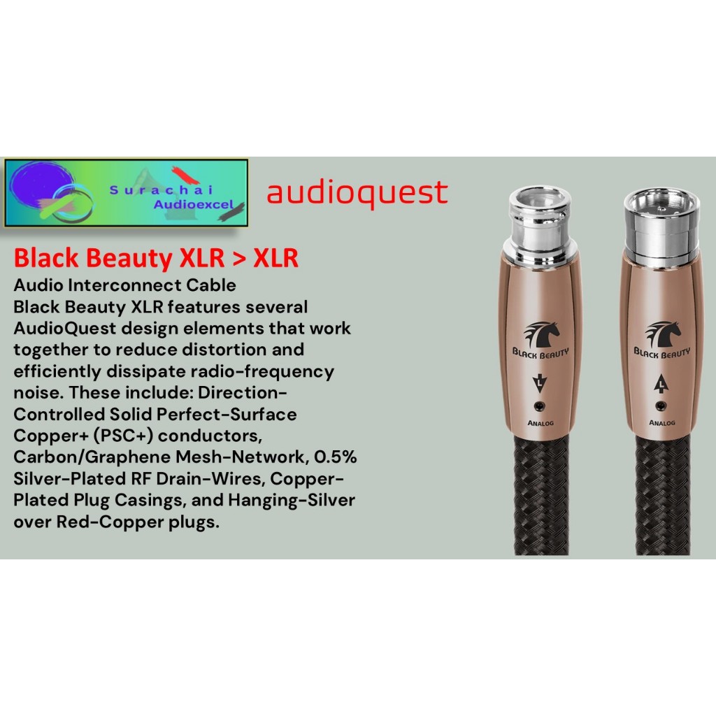 AUDIOQUEST : BLACK BEAUTY XLR (2.0M)