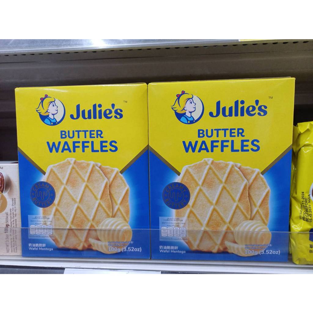 Julie's Butter Waffle บัตเตอร์วาฟเฟิล 100 กรัม