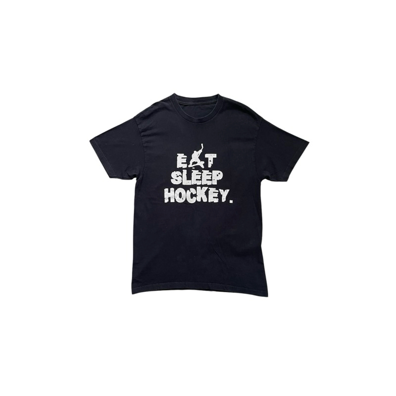 เสื้อยืด HOCKEY สีดำ