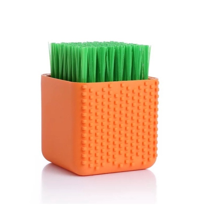 แปรงซิลิโคน แปรงทำความสะอาดขนนุ่ม ทำความสะอาดชุดชั้นใน แปรงซักผ้า - รูปที่ 4