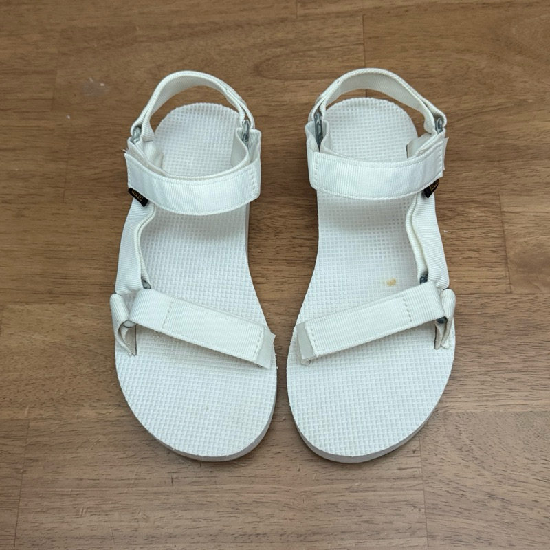 TEVA ORIGINAL WHITE รองเท้าลำลองมือสองของแท้ ไม่มีกล่อง sz.38