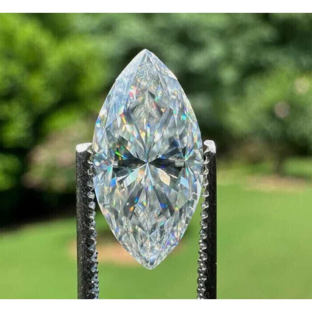 เพชร 4 ct F VVS2 Marquise Lab Diamond - IGI Certificate เพชรแล็บ