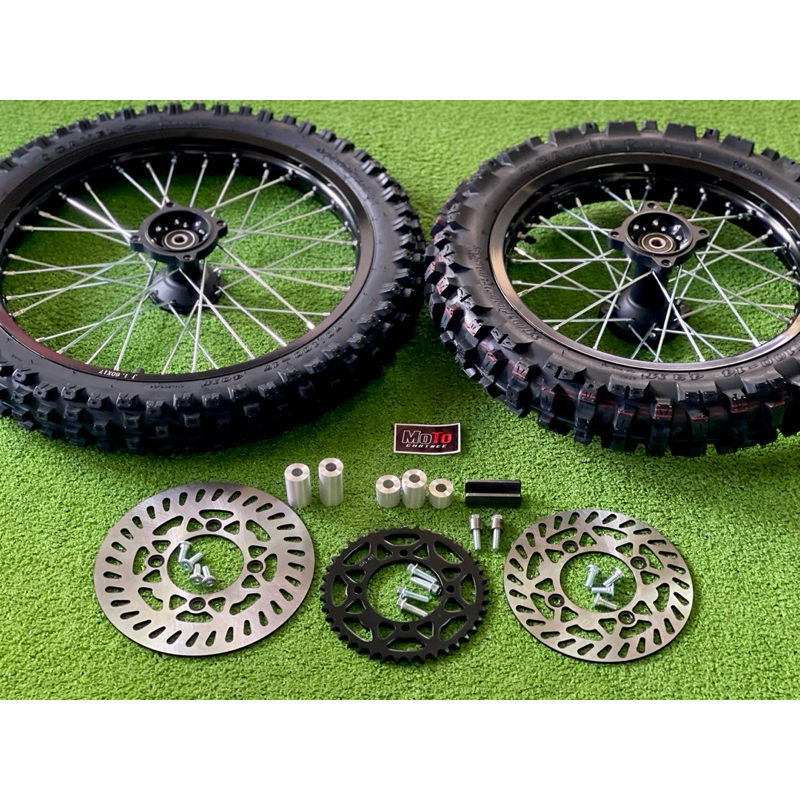 ชุดล้อmsxวิบากพร้อมยางดุมสูตร ครบชุดพร้อมใส่