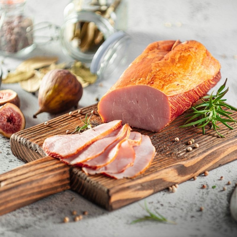 Honey Roast Ham Sliced 200g (8-10 Pieces) - แฮมน้ำผึ้ง แฮมฮันนี่โรส แฮมสไลด์ ขนาด8-10ชิ้น แพ็ก 200 กรัม.