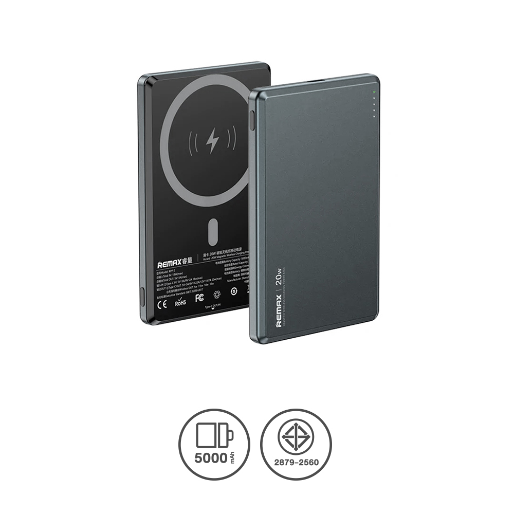 Power Bank 5000mAh  Wireless - แบตสำรอง REMAX