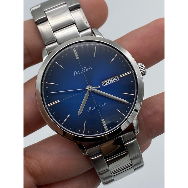 ขาย นาฬิกาผู้ชาย ALBA หน้าน้ำเงิน