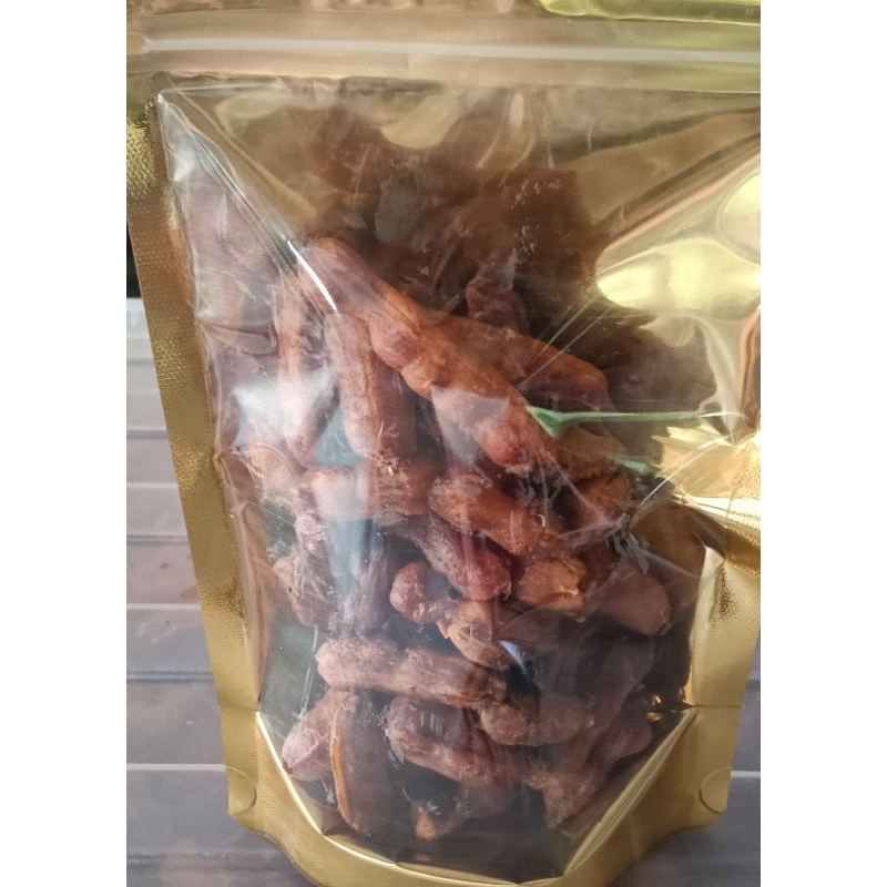 มะขามหวานไร้เมล็ดชนิดข้อรวมรสหวานนำอมเปรี้ยวนิดๆน้ำหนัก150กรัม