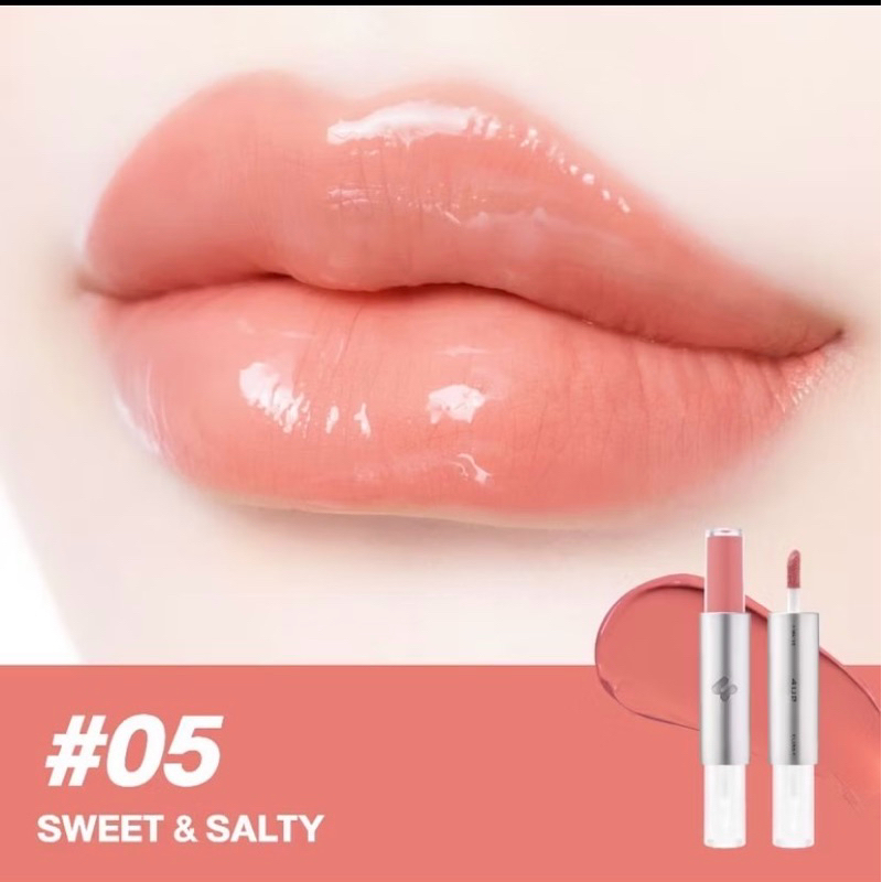 ส่งต่อ 4U2 TWOGETHER MATTE AND GLOSS LIP - ลิปกระจก ติดทน ลิปสงกรานต์ กลบสีปาก ปากฉ่ำ ลิป4U2 99%