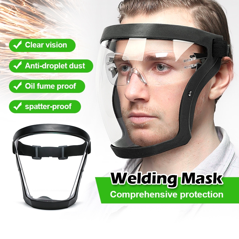 หน้ากาก face shield เต็มหน้า เฟสชิวหน้ากาก แบบ PC กันแดด กันฝุ่น