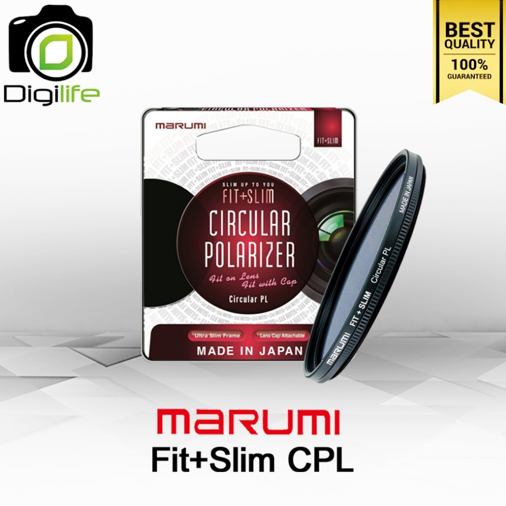 Marumi Filter Fit+Slim CPL MC - มัลติโค้ด ขนาด 52 , 55 , 58 , 67  mm. / Digilife