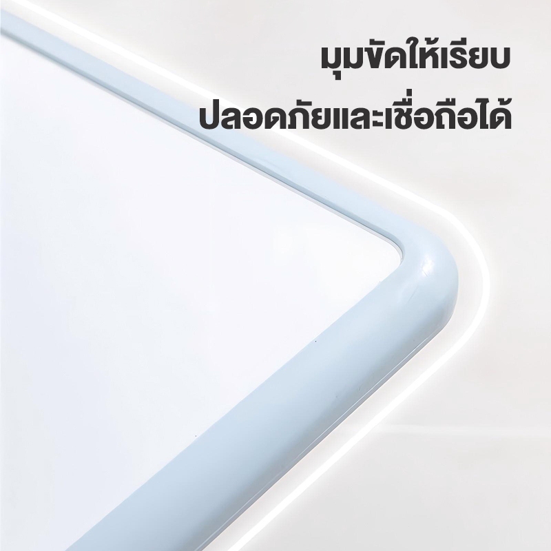 baby safety☁️โต๊ะเด็ก โต๊ะเด็กเขียนลบได้ โต๊ะขีดเขียนได้​ 80*120CM โต๊ะเด็ก โต๊ะทำงานนักเรียน - รูปที่ 2
