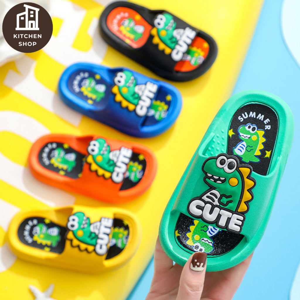รองเท้าแตะการ์ตูน รองเท้าเด็ก Sleeper Kids พื้นนิ่ม ป้องกันการลื่น