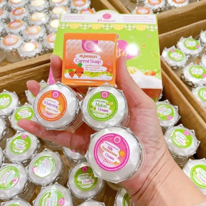 แบบแยก ครีมแพรวาไวท์ แพ็คเกจใหม่ ขนาด12กรัม